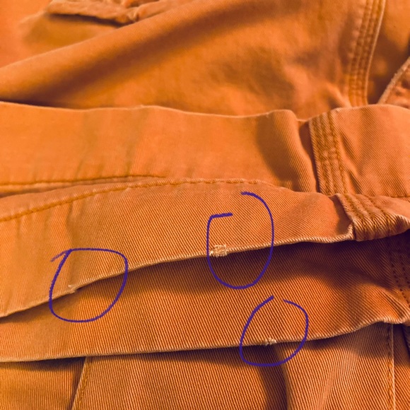 Men’s Orange, Cotton, Cargo Shorts, brand Polo by Ralph Lauren. - Picture 12 of 13